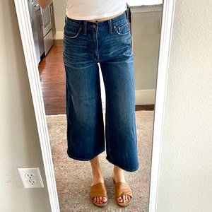 Madewell Wide Leg Cropped Jeans